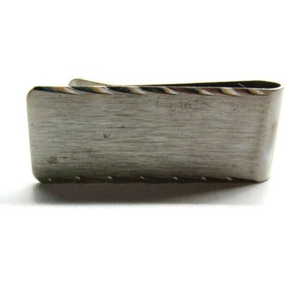 Act II Money Clip Etched Stainless Steel Credit Card Cash Silver Tone Engravable - Picture 10 of 10